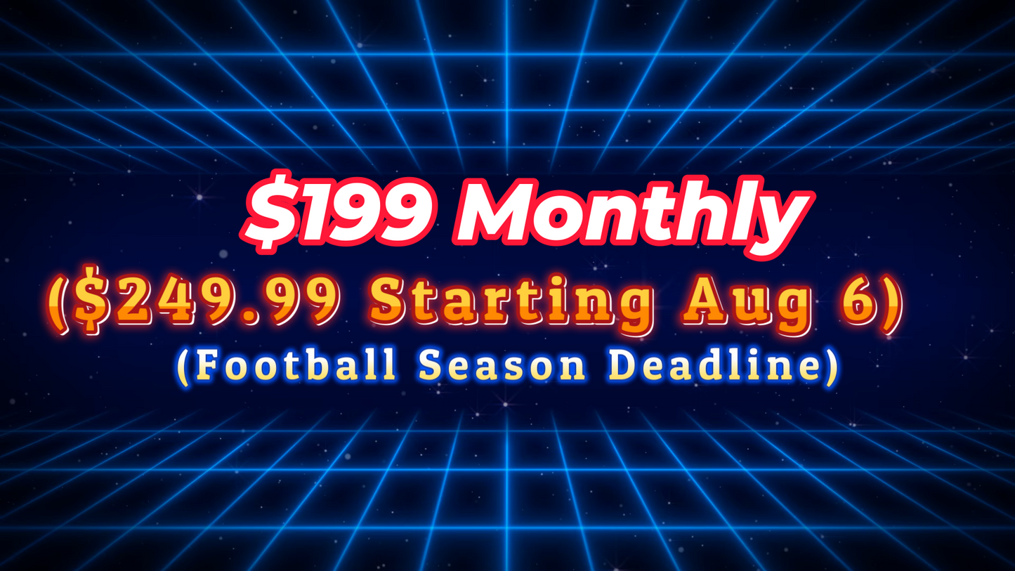Expert Sports Picks Monthly Subscription!